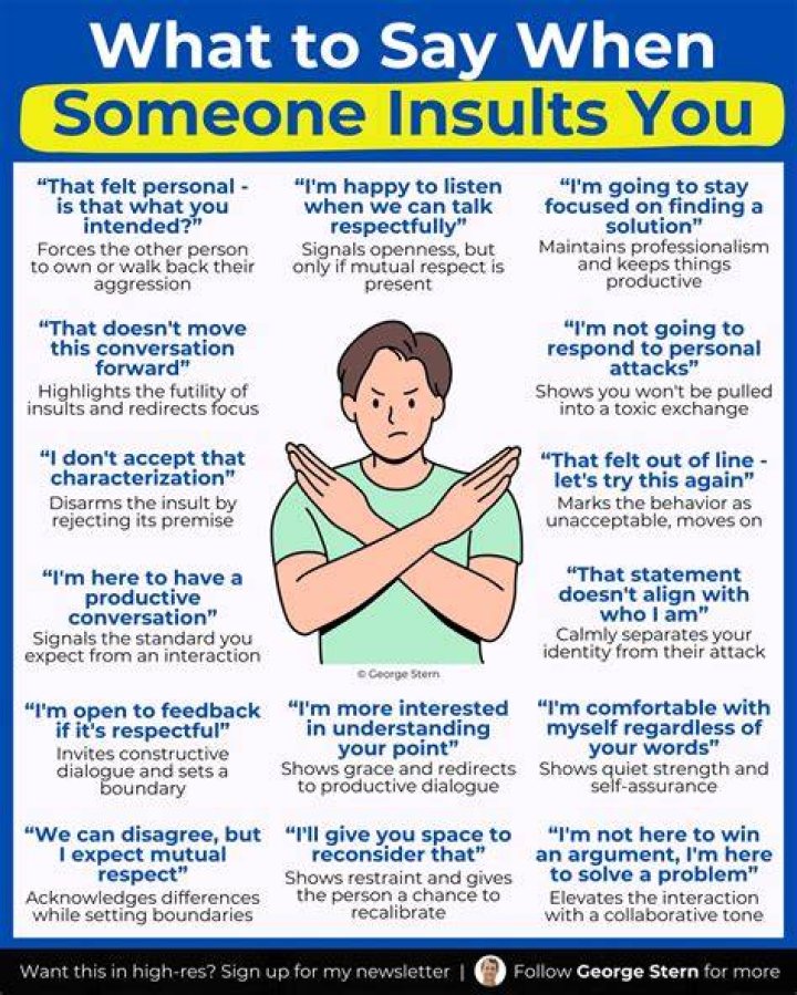 ___ it off (ignored an insult)