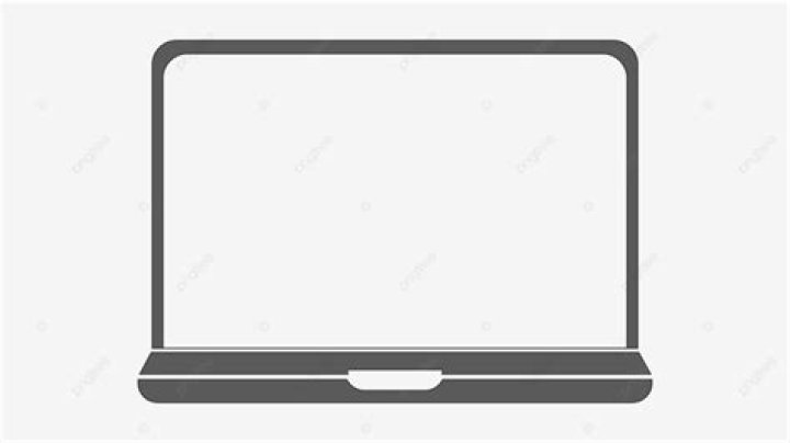 Laptop screen symbol